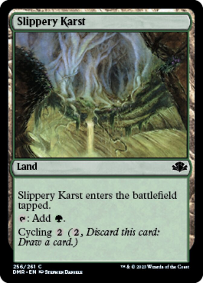 Slippery Karst [Dominaria Remastered] | Gaming Infinity