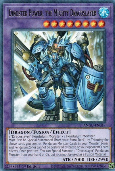Dinoster Power, the Mighty Dracoslayer (Rare) [ANGU-EN047] Rare | Gaming Infinity