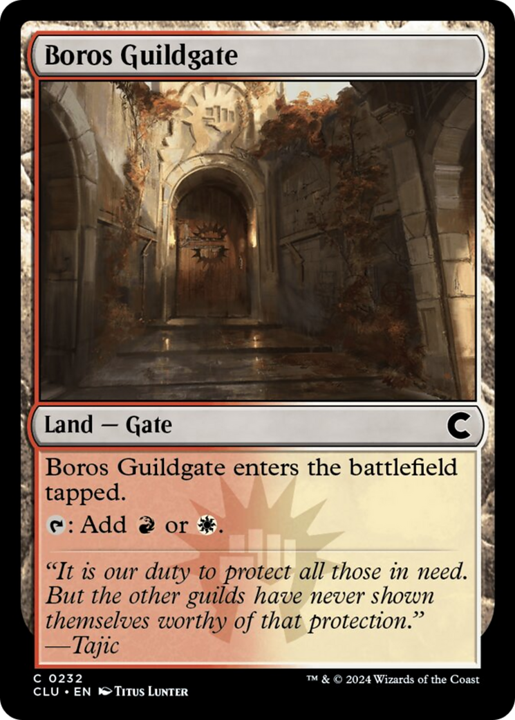 Boros Guildgate [Ravnica: Clue Edition] | Gaming Infinity