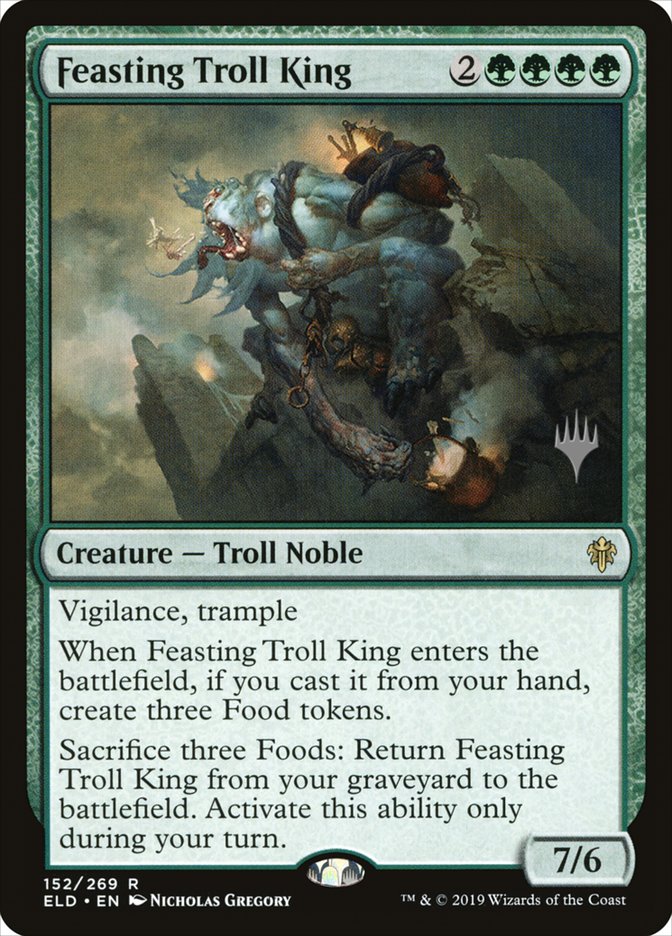 Feasting Troll King (Promo Pack) [Throne of Eldraine Promos] | Gaming Infinity