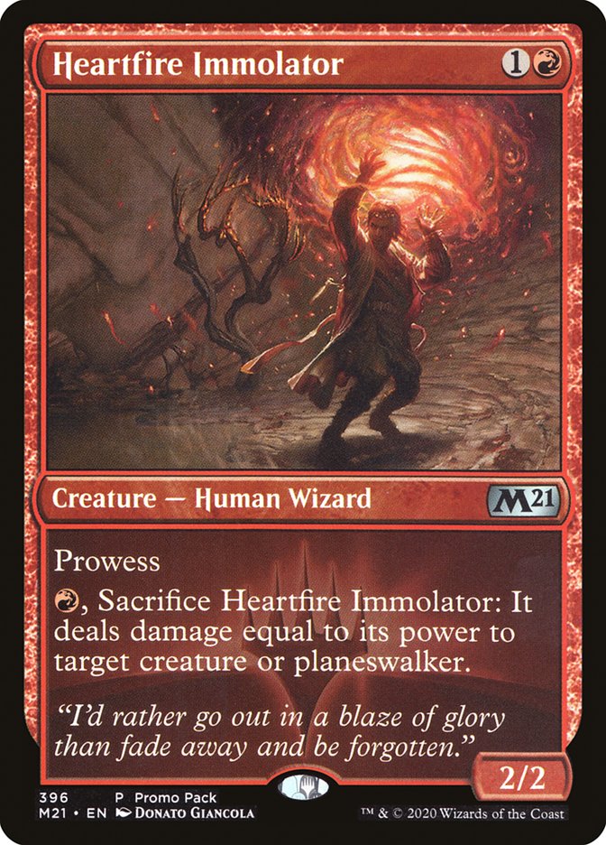 Heartfire Immolator (Promo Pack) [Core Set 2021 Promos] | Gaming Infinity