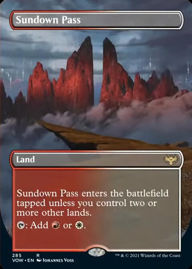 Sundown Pass (Borderless) [Innistrad: Crimson Vow] | Gaming Infinity
