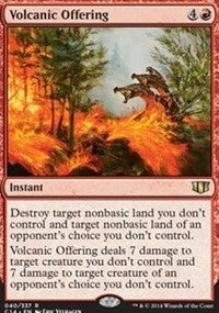 Volcanic Offering [Commander 2014] | Gaming Infinity