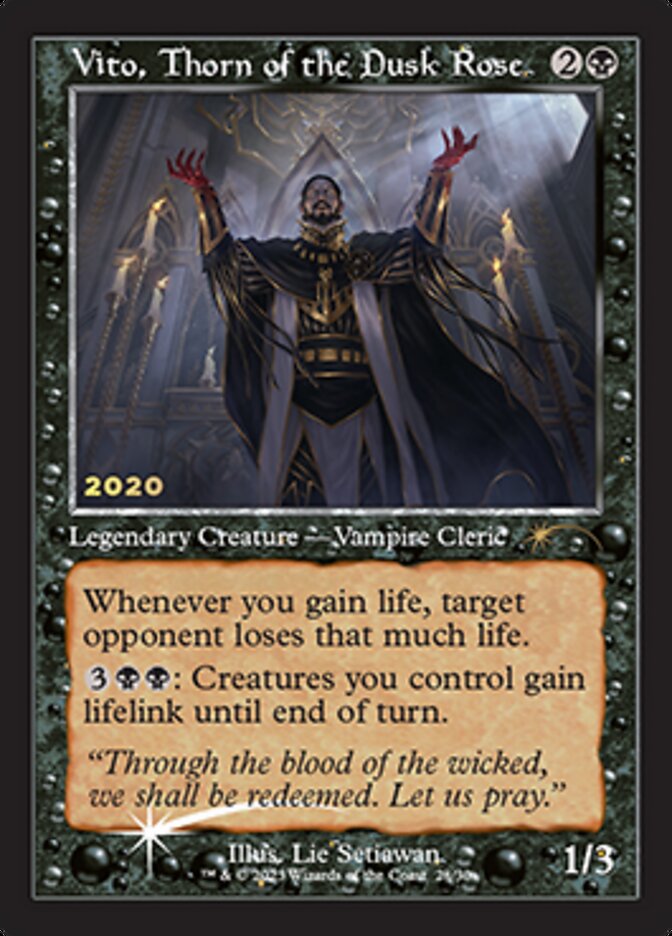 Vito, Thorn of the Dusk Rose [30th Anniversary Promos] | Gaming Infinity