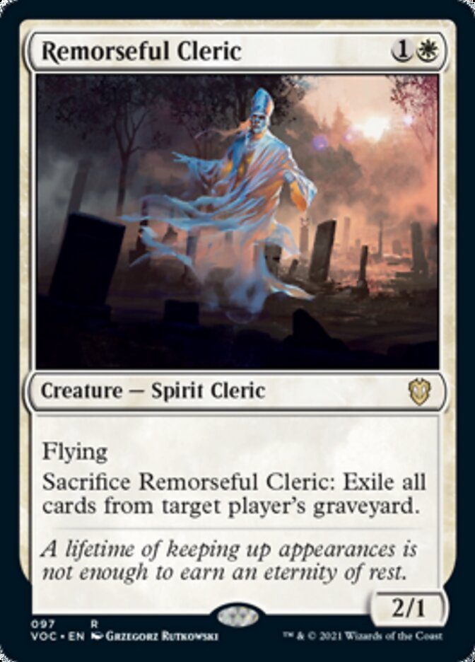 Remorseful Cleric [Innistrad: Crimson Vow Commander] | Gaming Infinity