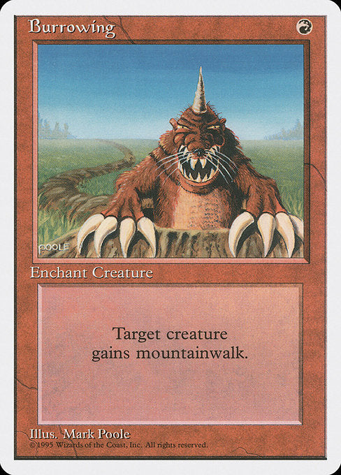 Burrowing [Fourth Edition] | Gaming Infinity