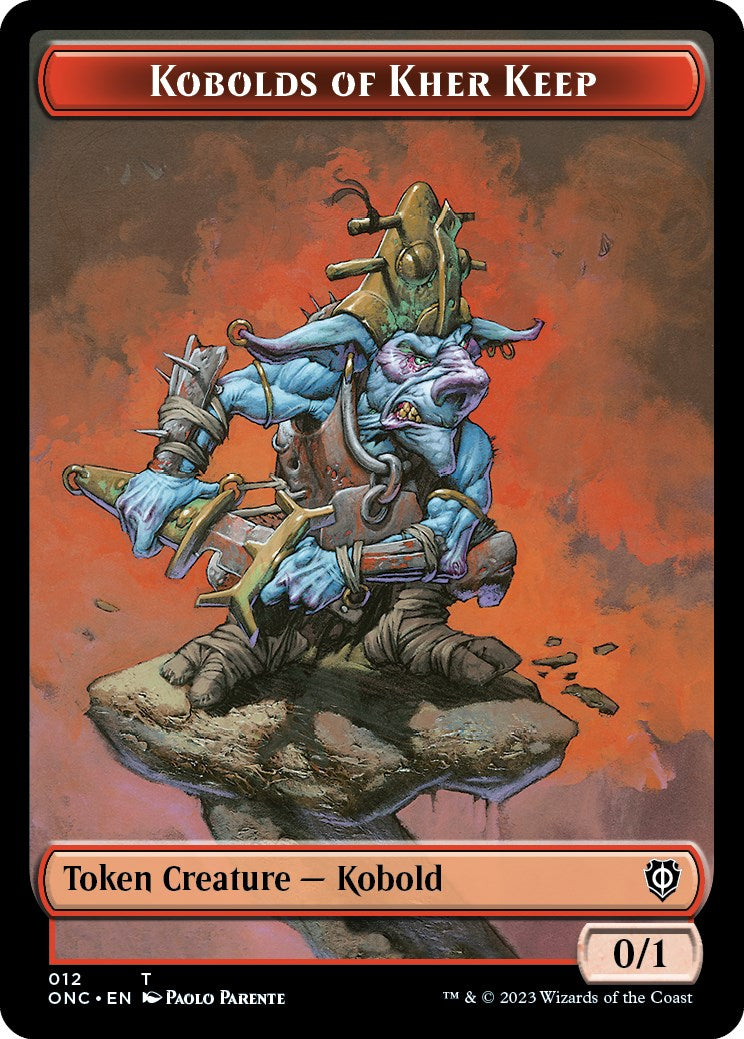Kobolds of Kher Keep // Dragon Double-Sided Token [Phyrexia: All Will Be One Commander Tokens] | Gaming Infinity