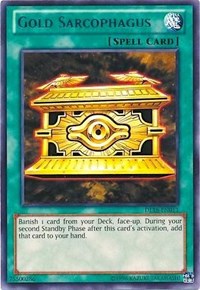 Gold Sarcophagus (Blue) [Duelist League Promo] [DL18-EN011] | Gaming Infinity