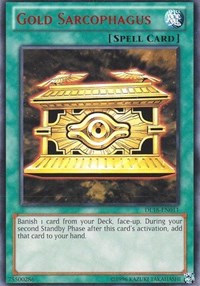 Gold Sarcophagus (Red) [Duelist League Promo] [DL18-EN011] | Gaming Infinity