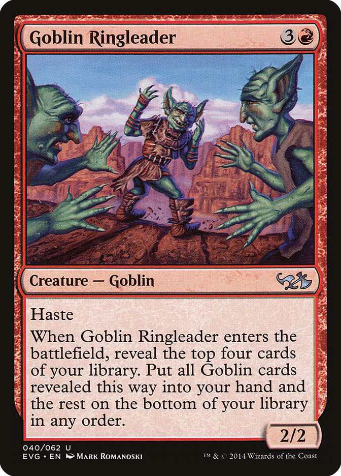 Goblin Ringleader (Elves vs. Goblins) [Duel Decks Anthology] | Gaming Infinity