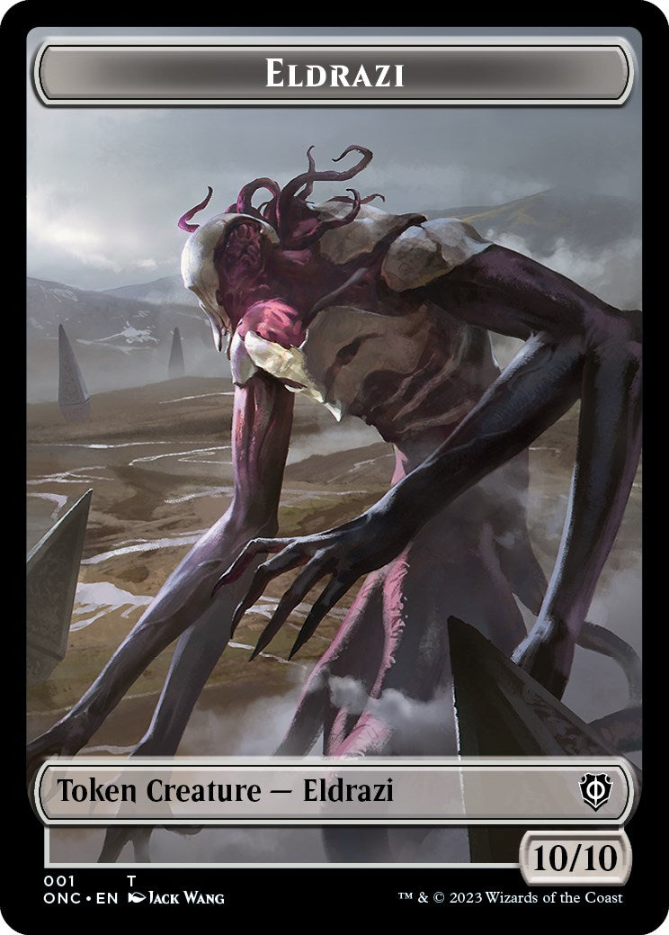 Soldier (017) // Eldrazi Double-Sided Token [Phyrexia: All Will Be One Commander Tokens] | Gaming Infinity