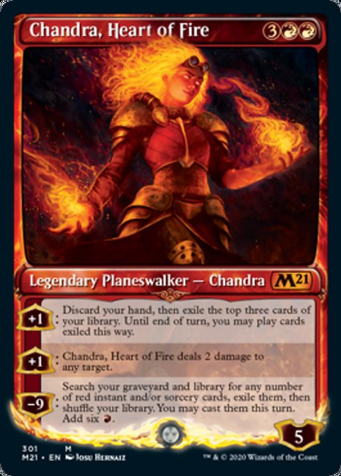 Chandra, Heart of Fire (Showcase) [Core Set 2021] | Gaming Infinity