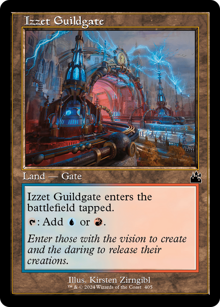 Izzet Guildgate (Retro Frame) [Ravnica Remastered] | Gaming Infinity