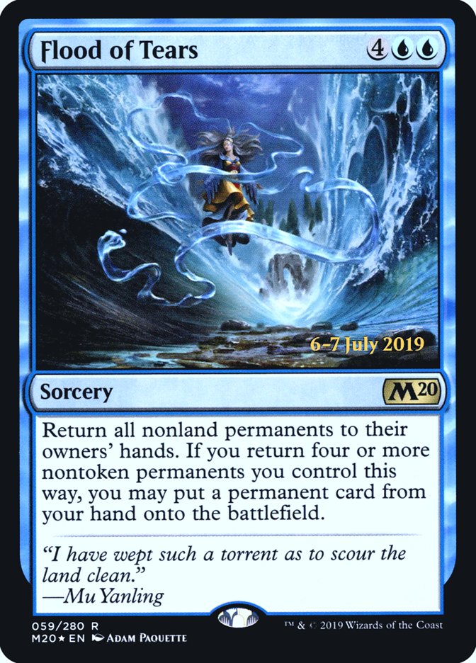Flood of Tears  [Core Set 2020 Prerelease Promos] | Gaming Infinity