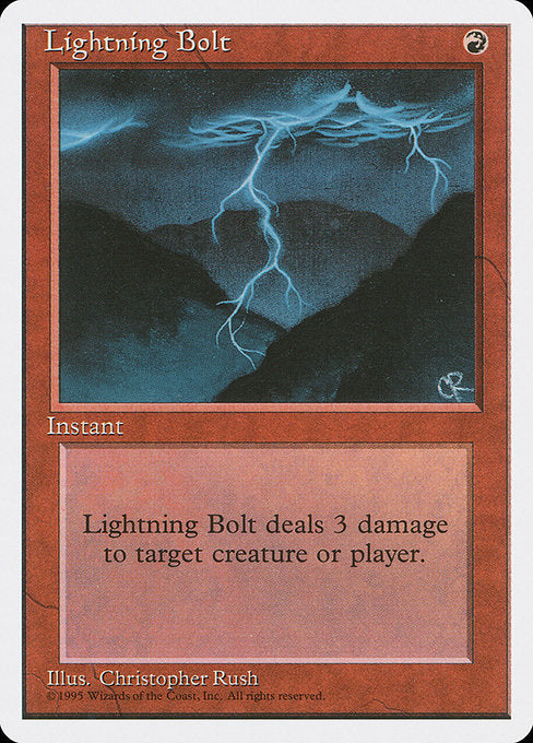 Lightning Bolt [Fourth Edition] | Gaming Infinity