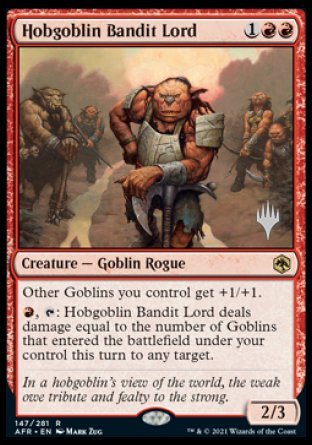 Hobgoblin Bandit Lord (Promo Pack) [Dungeons & Dragons: Adventures in the Forgotten Realms Promos] | Gaming Infinity