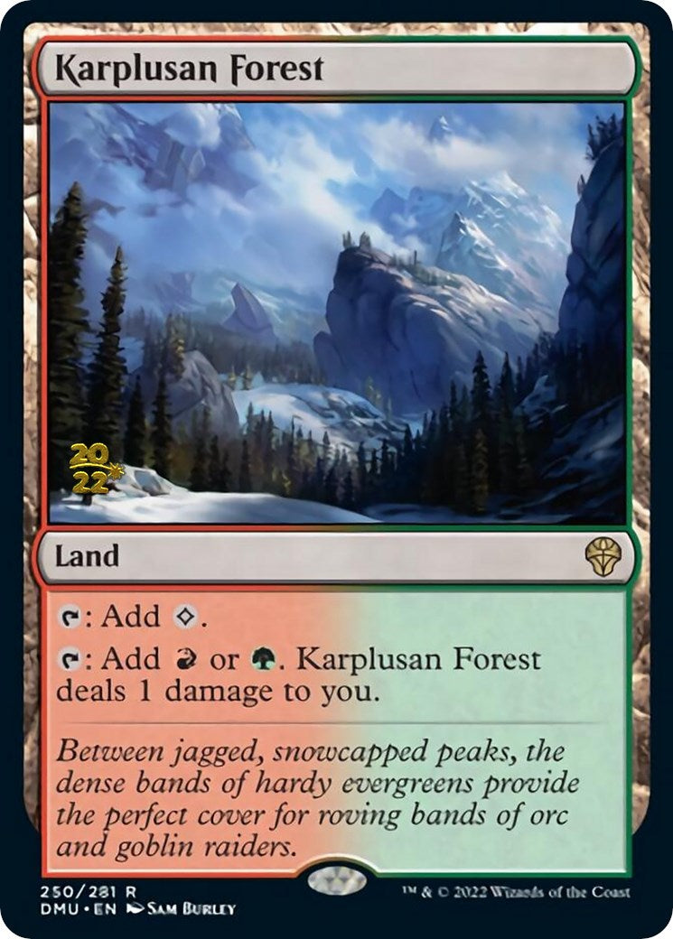 Karplusan Forest [Dominaria United Prerelease Promos] | Gaming Infinity