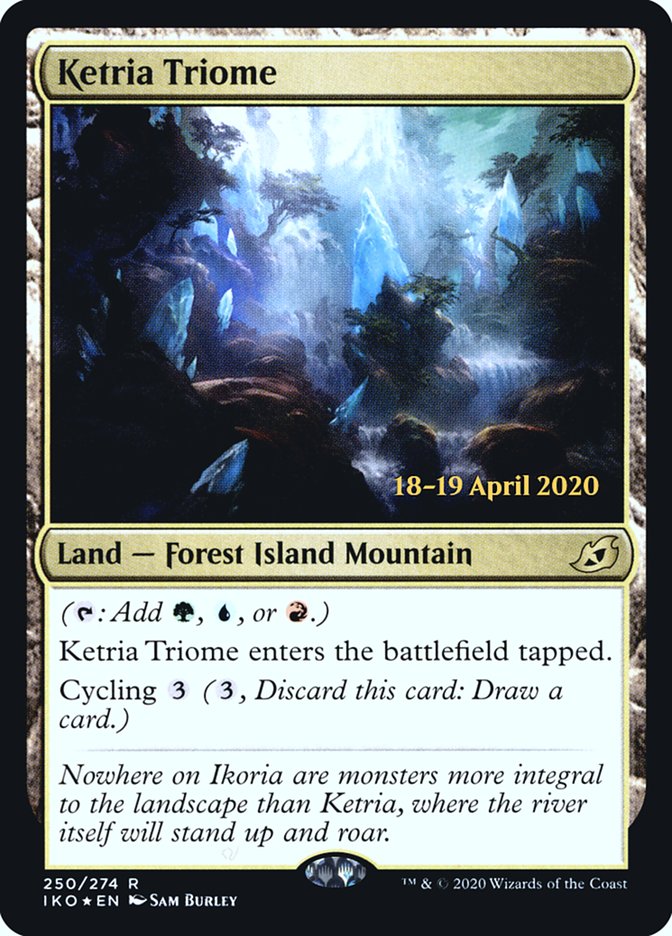 Ketria Triome  [Ikoria: Lair of Behemoths Prerelease Promos] | Gaming Infinity