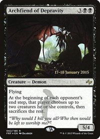 Archfiend of Depravity [Fate Reforged Promos] | Gaming Infinity