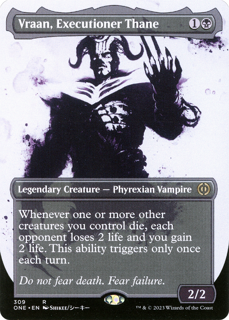 Vraan, Executioner Thane (Borderless Ichor) [Phyrexia: All Will Be One] | Gaming Infinity