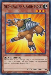 Neo-Spacian Grand Mole [Structure Deck: HERO Strike] [SDHS-EN013] | Gaming Infinity