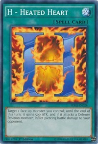 H - Heated Heart [Structure Deck: HERO Strike] [SDHS-EN028] | Gaming Infinity