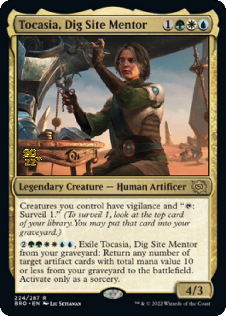 Tocasia, Dig Site Mentor [The Brothers' War: Prerelease Promos] | Gaming Infinity