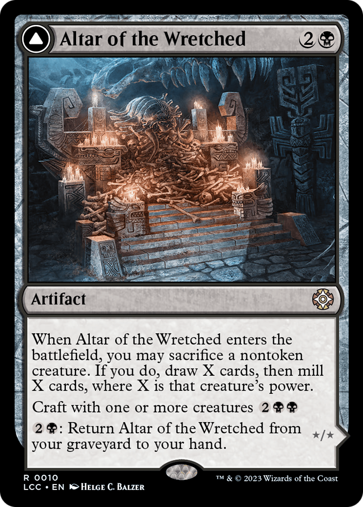 Altar of the Wretched // Wretched Bonemass [The Lost Caverns of Ixalan Commander] | Gaming Infinity