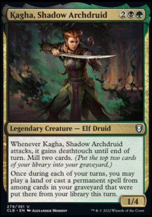 Kagha, Shadow Archdruid [Commander Legends: Battle for Baldur's Gate] | Gaming Infinity