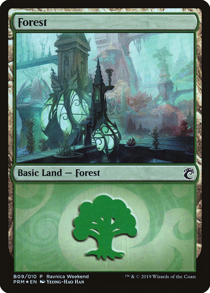 Forest (B09) [Ravnica Allegiance Guild Kit] | Gaming Infinity