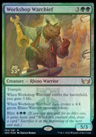 Workshop Warchief [Streets of New Capenna Prerelease Promos] | Gaming Infinity