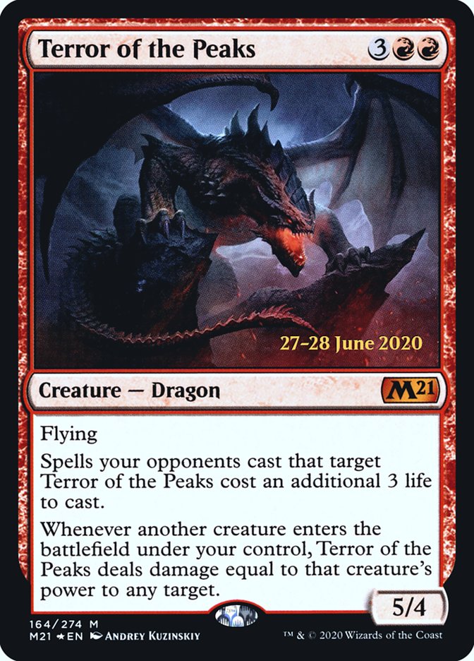 Terror of the Peaks  [Core Set 2021 Prerelease Promos] | Gaming Infinity