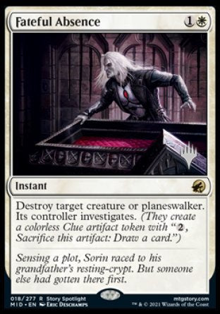 Fateful Absence (Promo Pack) [Innistrad: Midnight Hunt Promos] | Gaming Infinity