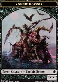 Zombie Horror Token [Dragons of Tarkir Tokens] | Gaming Infinity