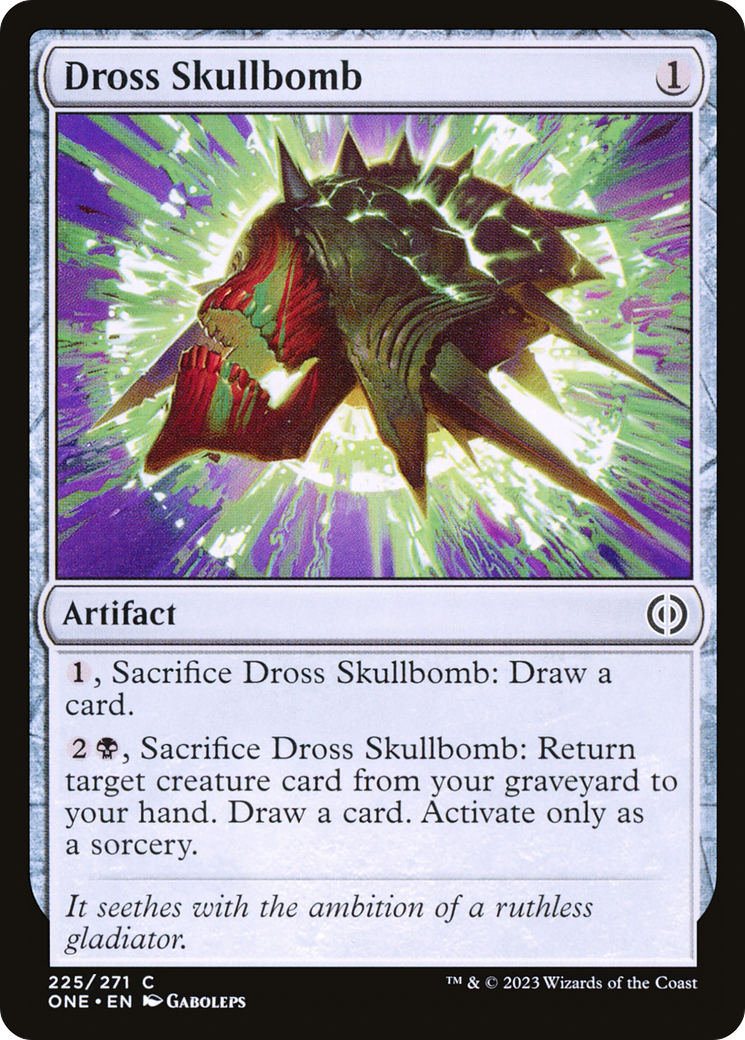 Dross Skullbomb [Phyrexia: All Will Be One] | Gaming Infinity