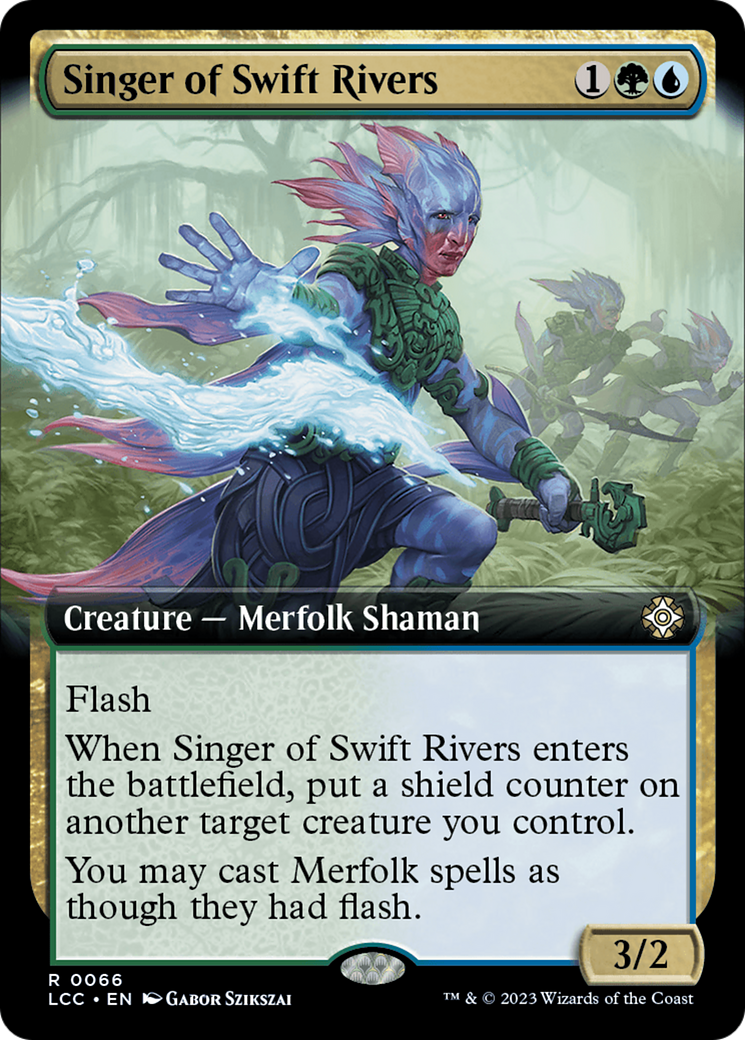 Singer of Swift Rivers (Extended Art) [The Lost Caverns of Ixalan Commander] | Gaming Infinity