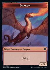 Treasure // Dragon Double-sided Token [Commander Legends: Battle for Baldur's Gate Tokens] | Gaming Infinity