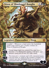 Nissa of Shadowed Boughs (Borderless) [Zendikar Rising] | Gaming Infinity