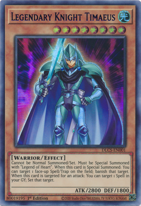 Legendary Knight Timaeus (Purple) [DLCS-EN001] Ultra Rare | Gaming Infinity