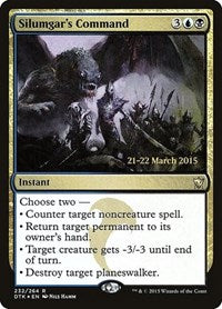 Silumgar's Command [Dragons of Tarkir Promos] | Gaming Infinity