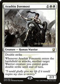 Arashin Foremost [Dragons of Tarkir Promos] | Gaming Infinity