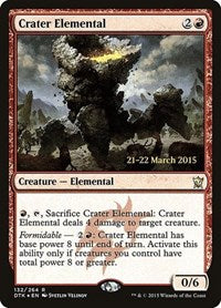 Crater Elemental [Dragons of Tarkir Promos] | Gaming Infinity