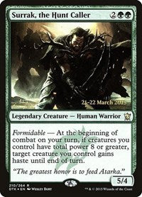 Surrak, the Hunt Caller [Dragons of Tarkir Promos] | Gaming Infinity