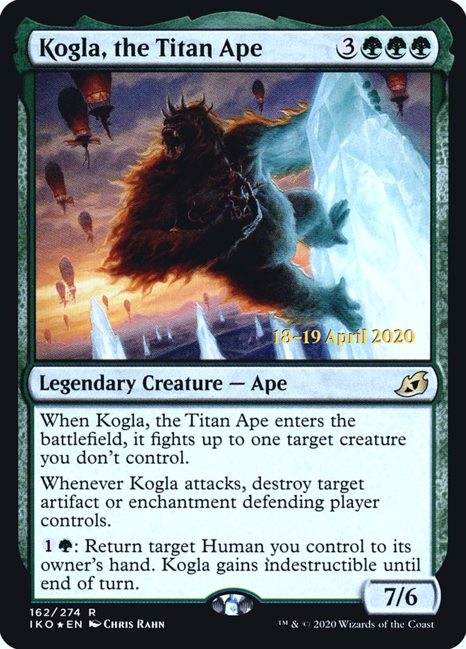 Kogla, the Titan Ape  [Ikoria: Lair of Behemoths Prerelease Promos] | Gaming Infinity