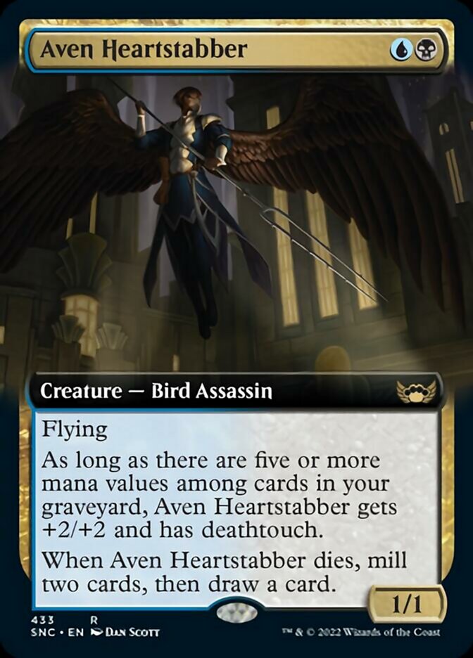 Aven Heartstabber (Extended Art) [Streets of New Capenna] | Gaming Infinity