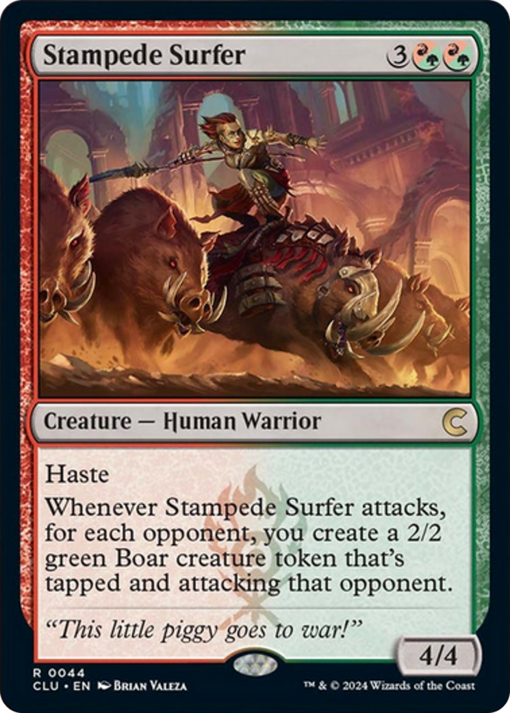 Stampede Surfer [Ravnica: Clue Edition] | Gaming Infinity