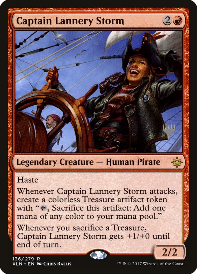 Captain Lannery Storm (Promo Pack) [Ixalan Promos] | Gaming Infinity