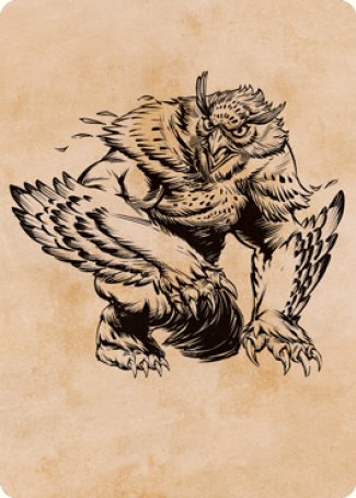 Owlbear (Showcase) Art Card [Dungeons & Dragons: Adventures in the Forgotten Realms Art Series] | Gaming Infinity