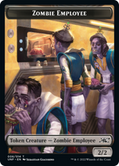 Zombie Employee // Storm Crow Double-sided Token [Unfinity Tokens] | Gaming Infinity