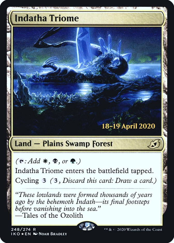 Indatha Triome  [Ikoria: Lair of Behemoths Prerelease Promos] | Gaming Infinity